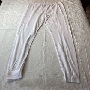Wright’s Women’s White Waffle Knot Thermal Pants Size XL